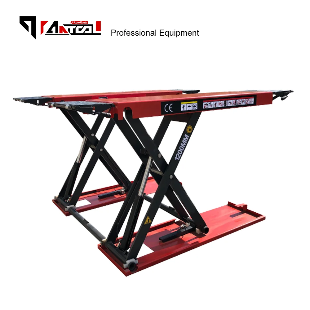 AnTool MD35-12 CE Certified Mobile Scissor Lift 3.5 Ton Car Lift Professional Hydraulic System For Tire Service