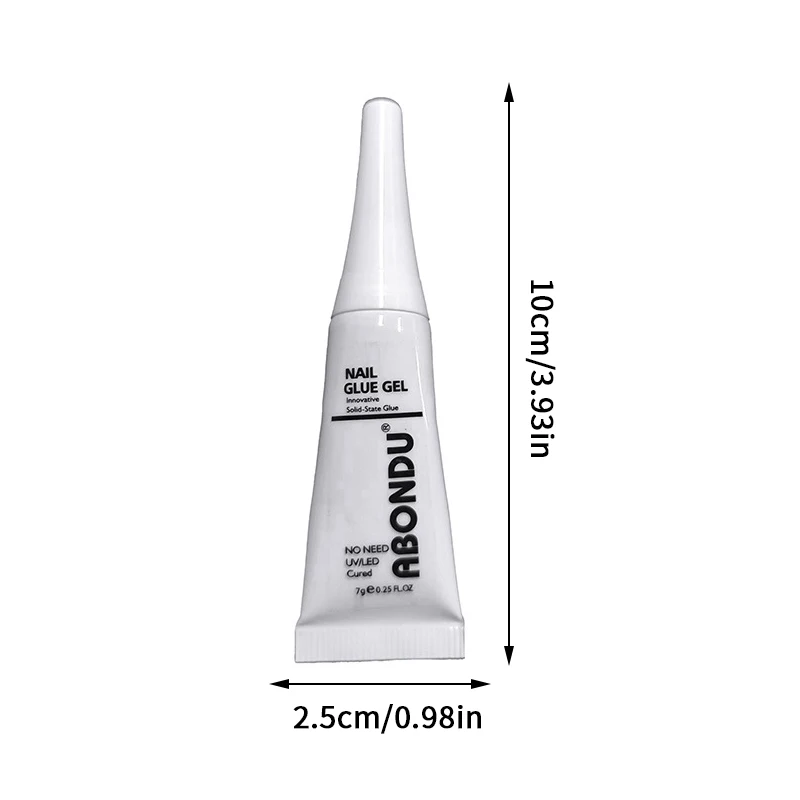 빠른 건조 솔리드 네일 글루 (프레스온 네일용, 리무버 포함, UV 램프 불필요, 오래 지속되는 인조 네일 접착제)