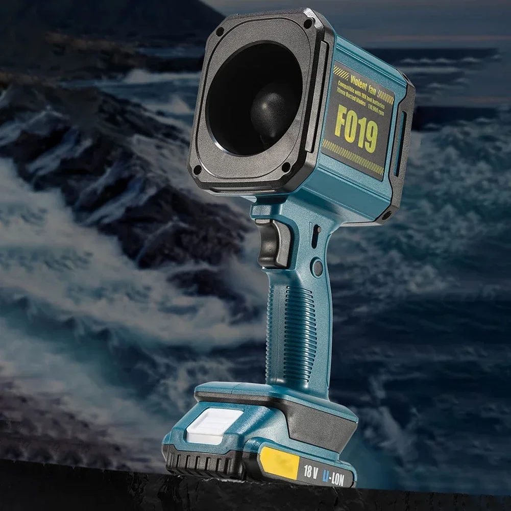 Kipas Turbo Listrik Turbine Jet Blower dengan Kecepatan Angin yang Dapat Disesuaikan, Daya Kuat, Peniup Debu untuk Pembersihan