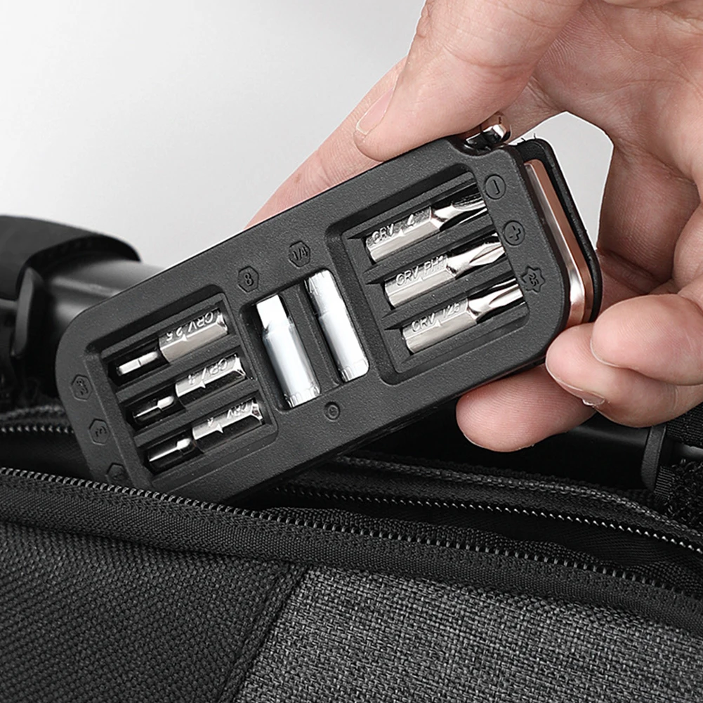 10-in-1 Bicycle Multi-Tool Steel Cycling Combination Maintenance Tools Portable Bike Maintenance Tool Bike Repair Tool Kit