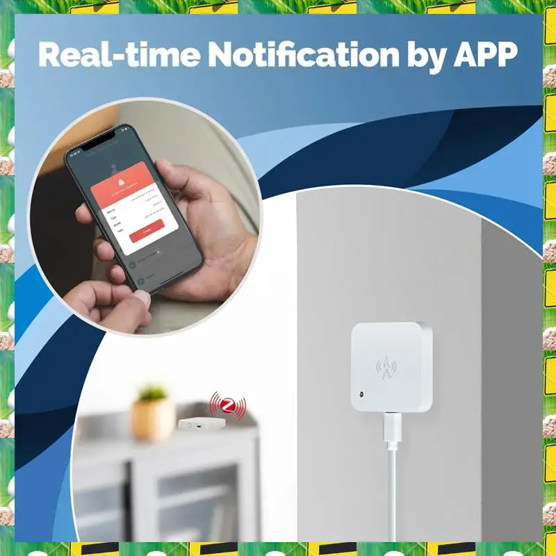 3C Electron Wifi Smart Human Presence Sensor Motion Motionless Detection Light Luminance Sensor Wired, App Notification,Wifi Sma