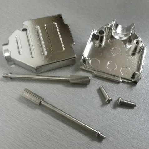 D SUB 15 Shell Solder 15Pin Zinc oy Silver