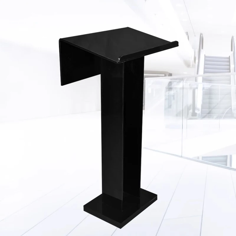 Simple podium, transparent podium, reception desk, acrylic consultation desk, meeting host desk, classroom desk, podium