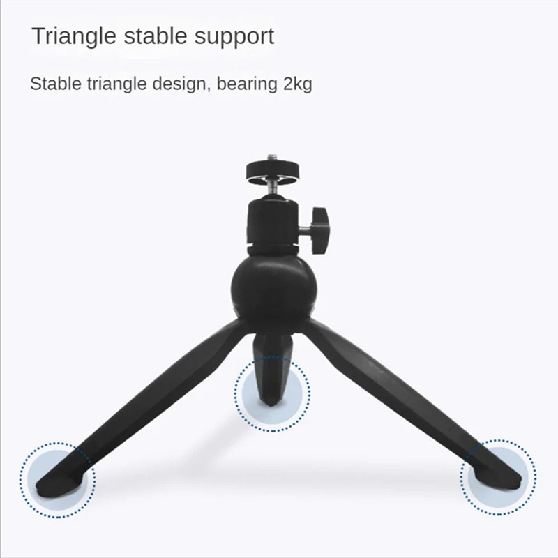 Tripod dudukan proyektor, aksesori fotografi multifungsi ponsel, dapat disesuaikan berputar dengan 1/4 sekrup untuk ponsel