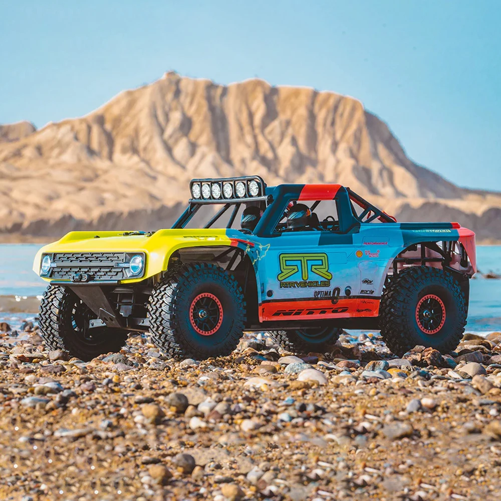 1/7 RTR U4 Simulatie RC Afstandsbediening Elektrische 4 W Racing Korte Vrachtwagen Terreinwagen 10702 4074