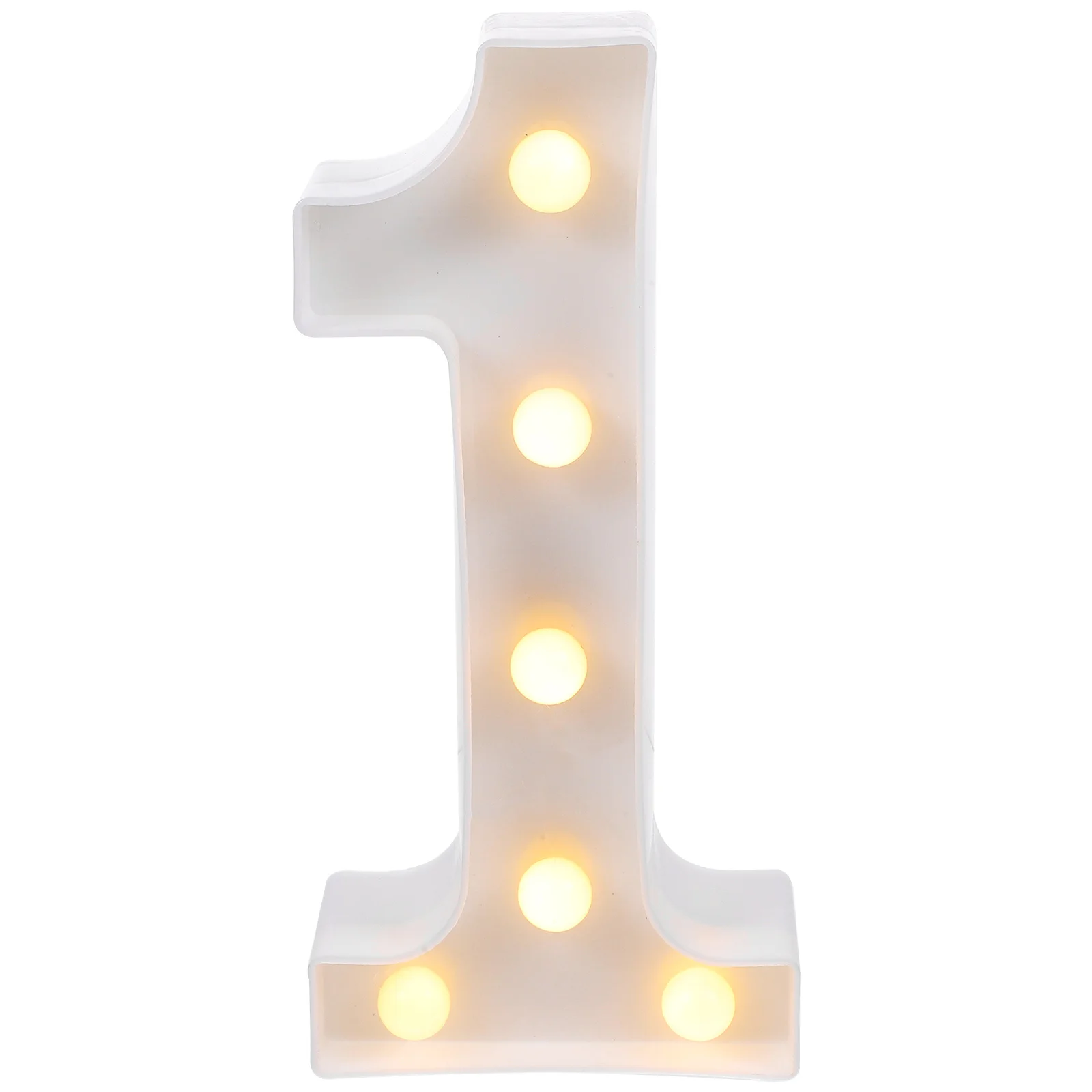 

Light Up Number 1 LED Light Decorative Number LED Lamp for Party Bedroom Living Room Romantic Atmosphere Decoration