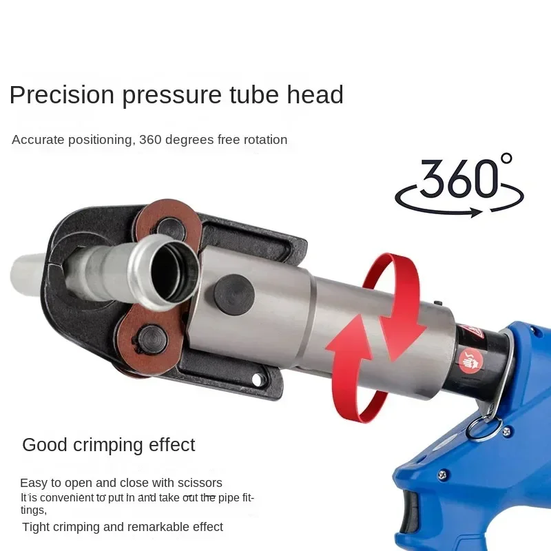220V NUOVO Ricaricabile Morsetto Idraulico EZ-1550 Tubo di Pressione Elettrica Morsetto a Parete Sottile Strumento di Pressione In Acciaio Inox Pressione Tu