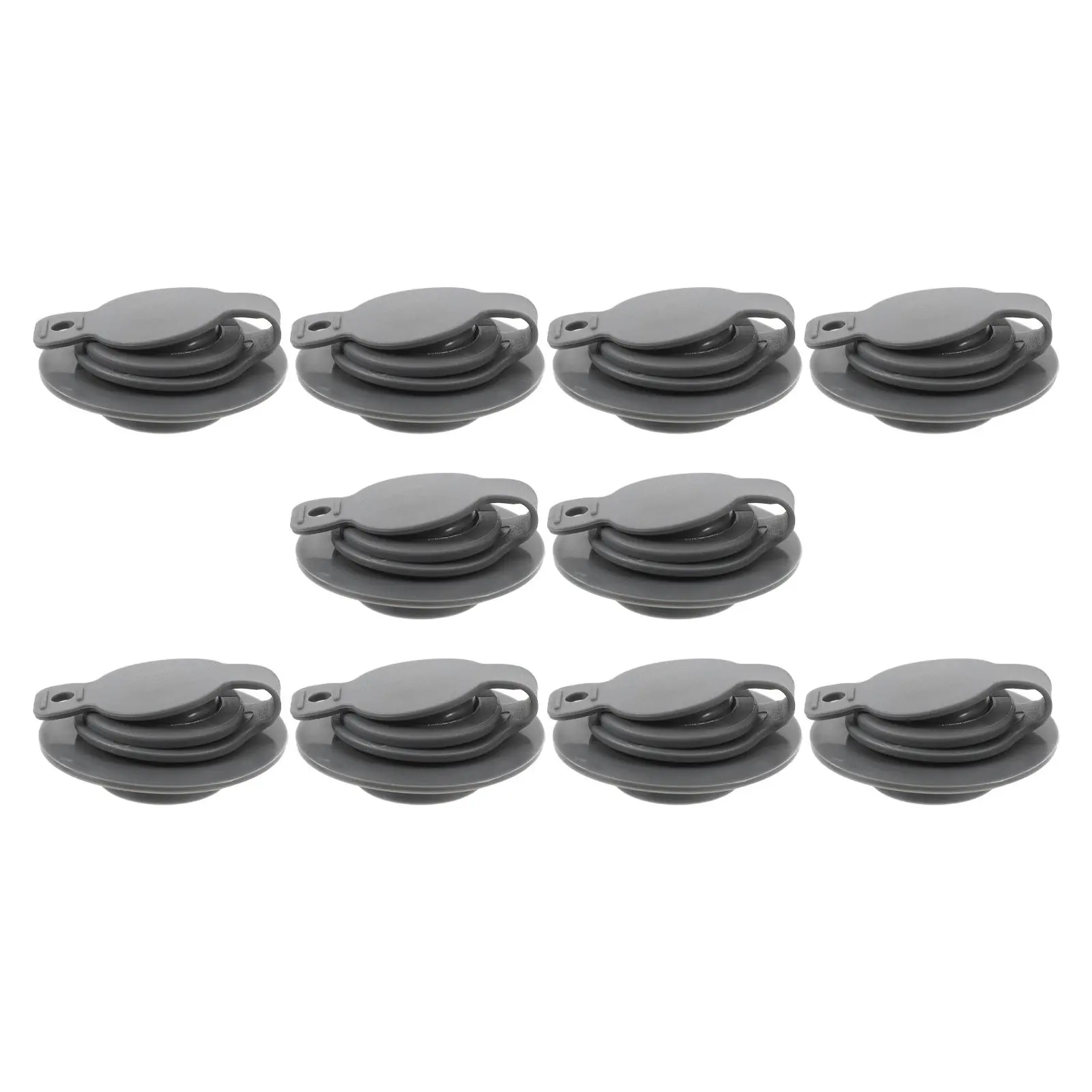 10Pcs Inflatable Travel Pillow Air Valve Replacement Kit Tpu Leakproof Push-Pull Spring Cap Universal for Pool Floats Camping