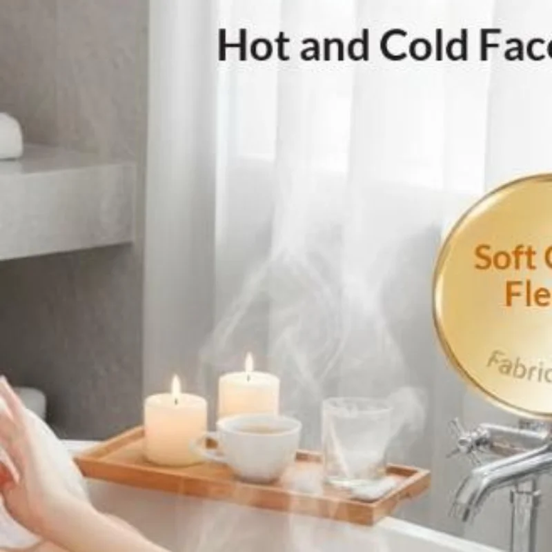 Face Steamer - ผ้าขนหนูมาส์กหน้าแบบใช้ซ้ำได้ สำหรับประคบร้อนและเย็น ให้ความชุ่มชื้น บำรุงผิวหน้าอย่างอ่อนโยน