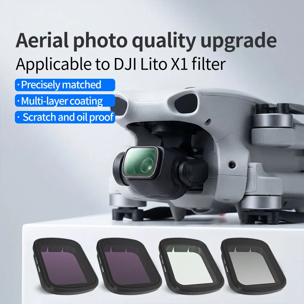 Filtry obiektywu DJI Lito X1 CPL UV ND8 ND16 ND32 ND64 ND/PL, lekkie filtry do kamery, akcesoria do drona DJI Flip — zdjęcie produktu 2
