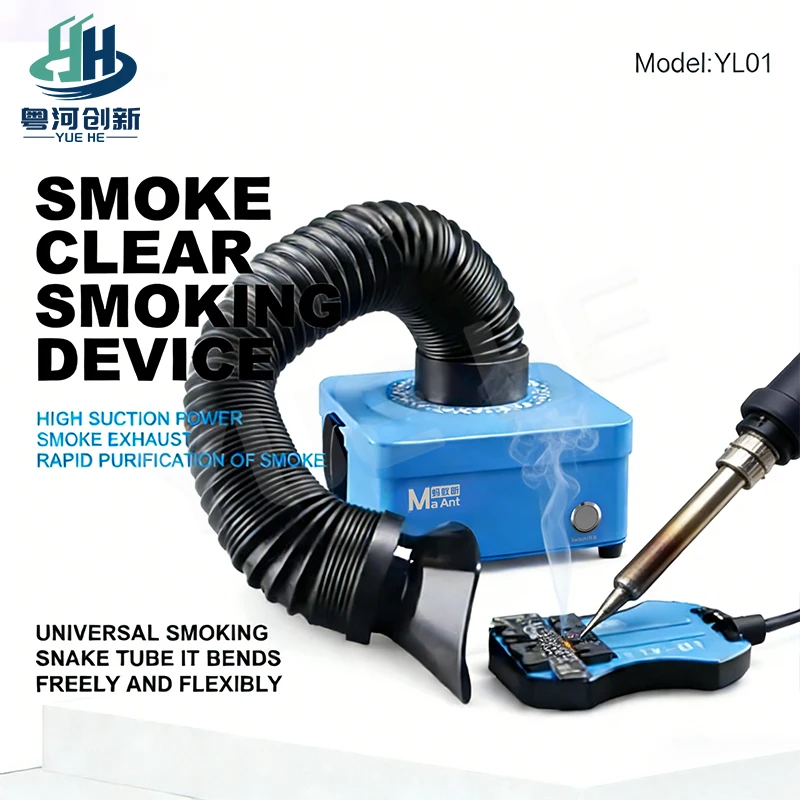 MAANT YL01 Welding Smoking Purification Fog-cutting Smoking Device 12V Mobile Phone Welding Repair Oil Fumes Exhaust Extractor