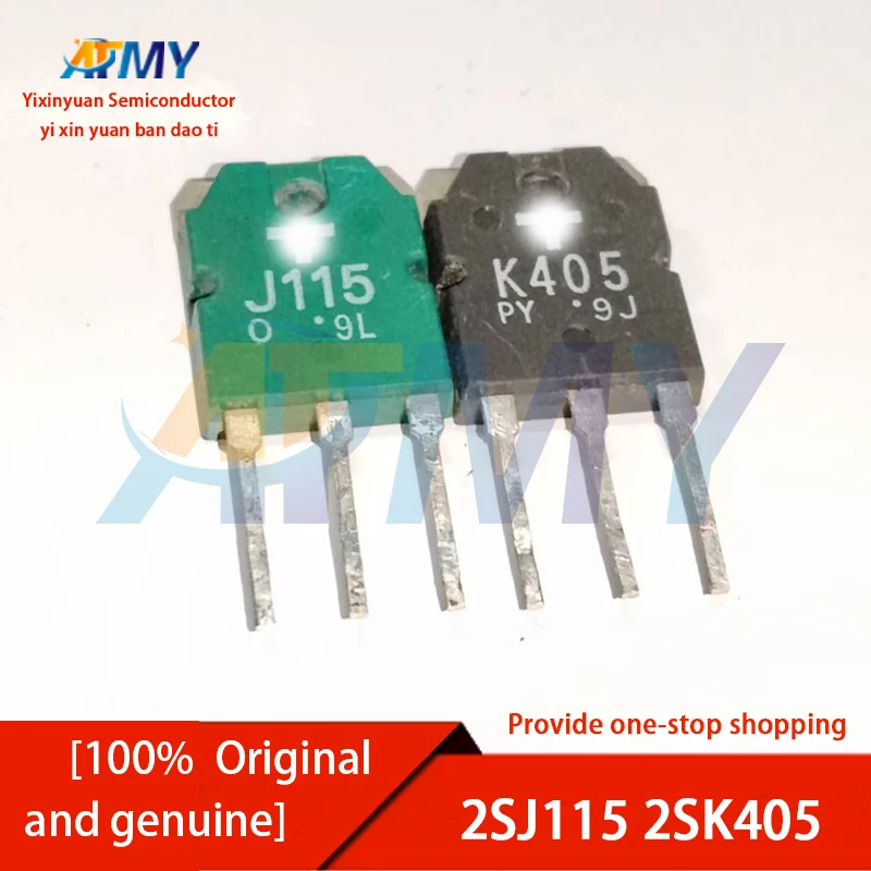 2SJ115 2SK405 Audio Amplifier Pairing Transistor TO-3P Package for High-Quality Sound Applications