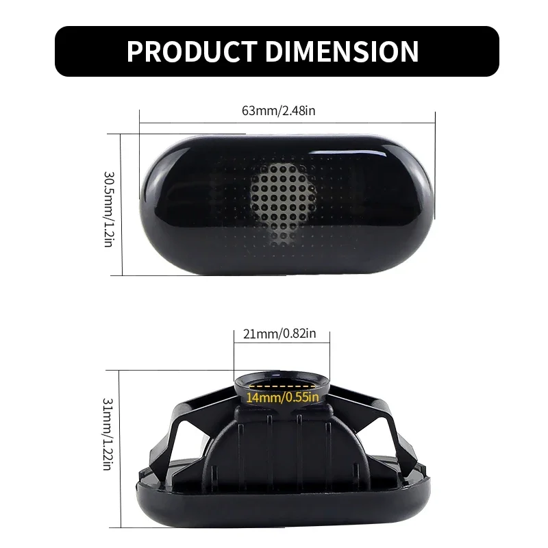 Side Marker Turn Signal Light Housing FOR Nissan 350Z Z33 Coupe Pathfinder R51 Xterra Qashqai Sport Utility NP300 26160AX00A