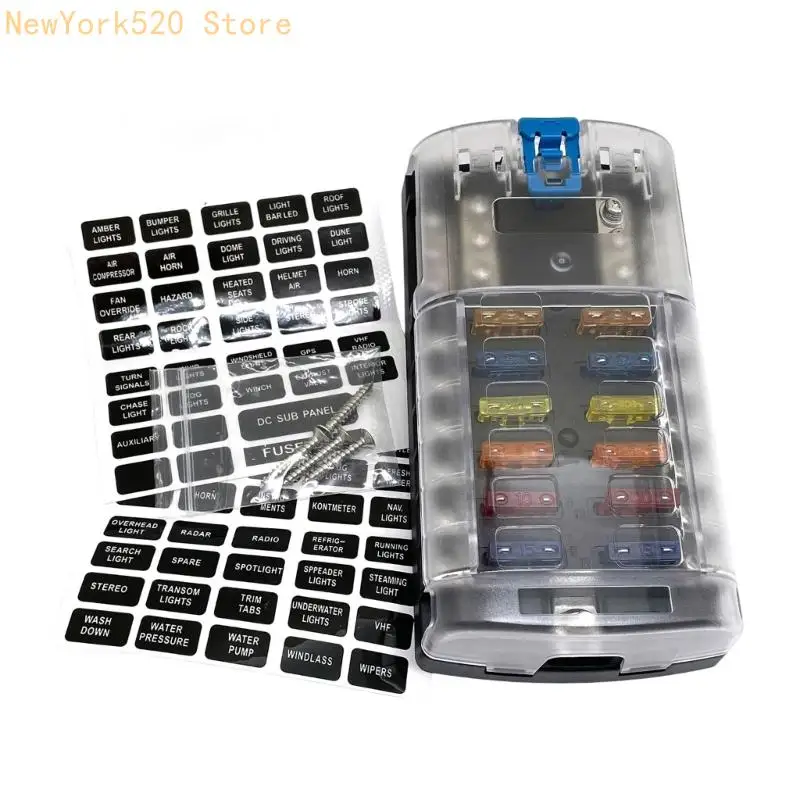 

N84C Multipurpose 12 Way Blade Panel With Heat Resistant Cover for Boats