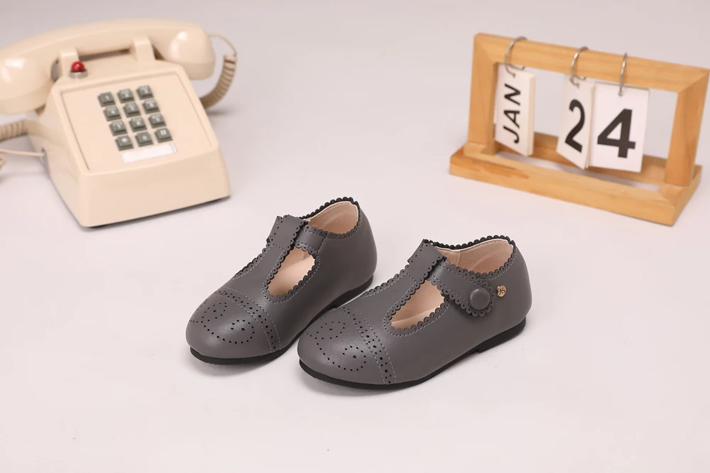 AS Kinderschuhe Marken-Kinderschuhe Baby Mädchen Lederschuhe Kleinkind Prinzessin Ballerinas Jungen Brogue Oxford Weiche Plateau Mary Jane Schuhe – Detail 12