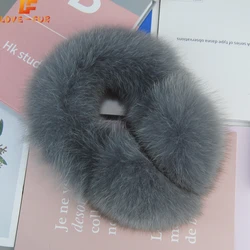 2024 New Fashion Women 100% Natural Real Fox Fur Earmuffs Plush Winter Warm Big Fox Fur Ear Muffs Girls Luxury Fox Fur Earmuff