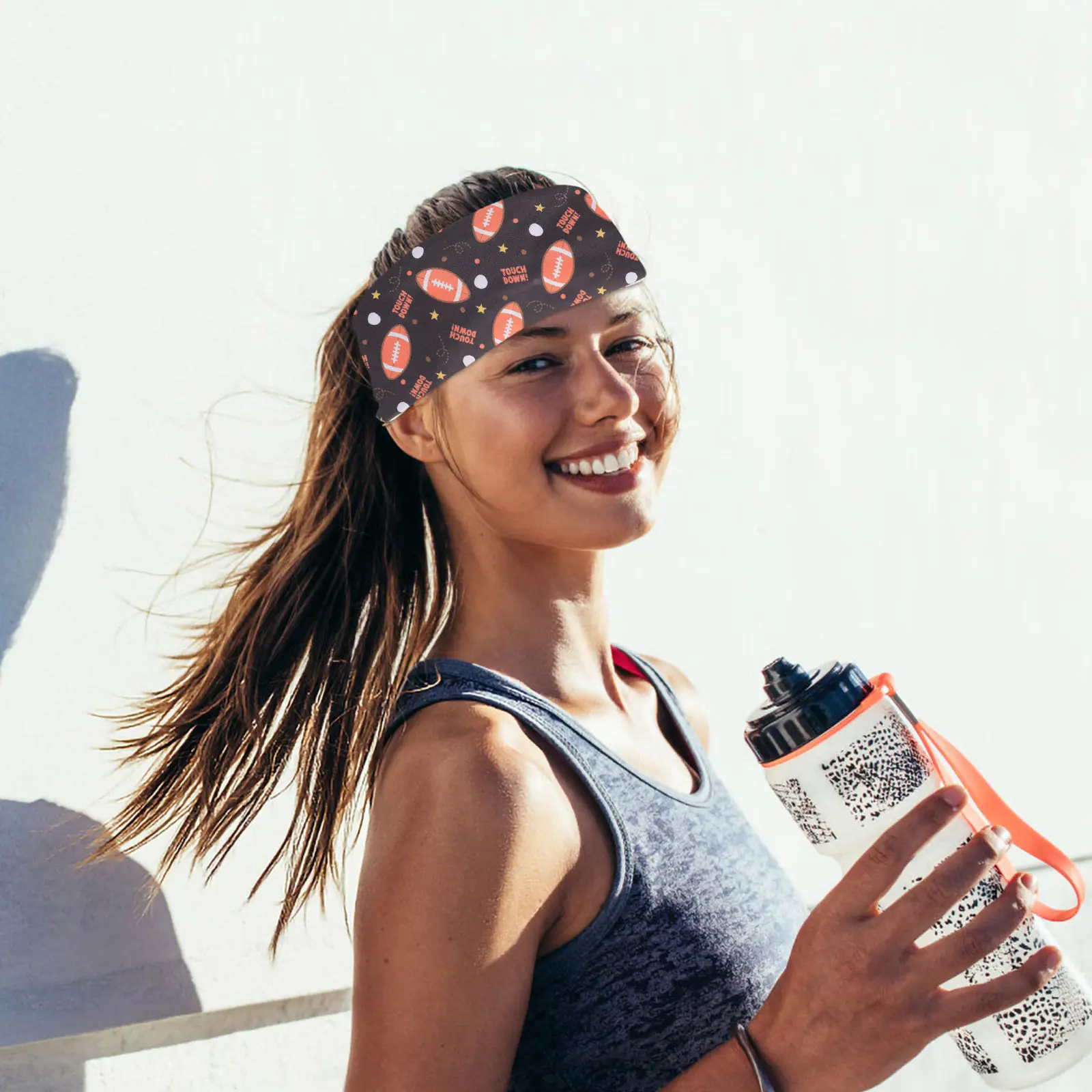 

Набор из 6 дышащих эластичных повязок на голову для фитнеса, предотвращающих попадание пота, для молодежных видов спорта, нескользящие, для бега и футбола