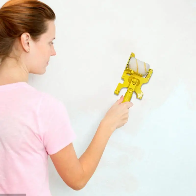 Rouleau à peinture professionnel pour la maison, coupe propre, brosse de bordure, mur de chambre, plafond, coin, coureur, outils à main multifonctions