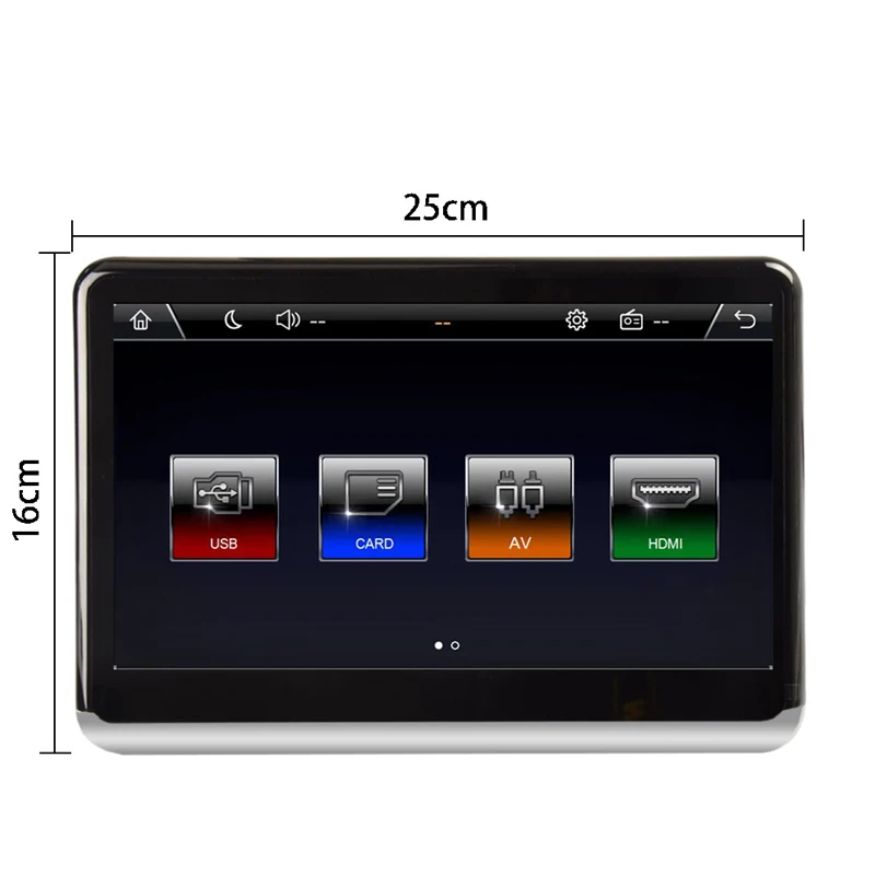 

10.1Inch Back Seat HD Headrest Monitor Touch Screen Mirror Link Android 1080P Video SD USB MP5 Player for Universal Car