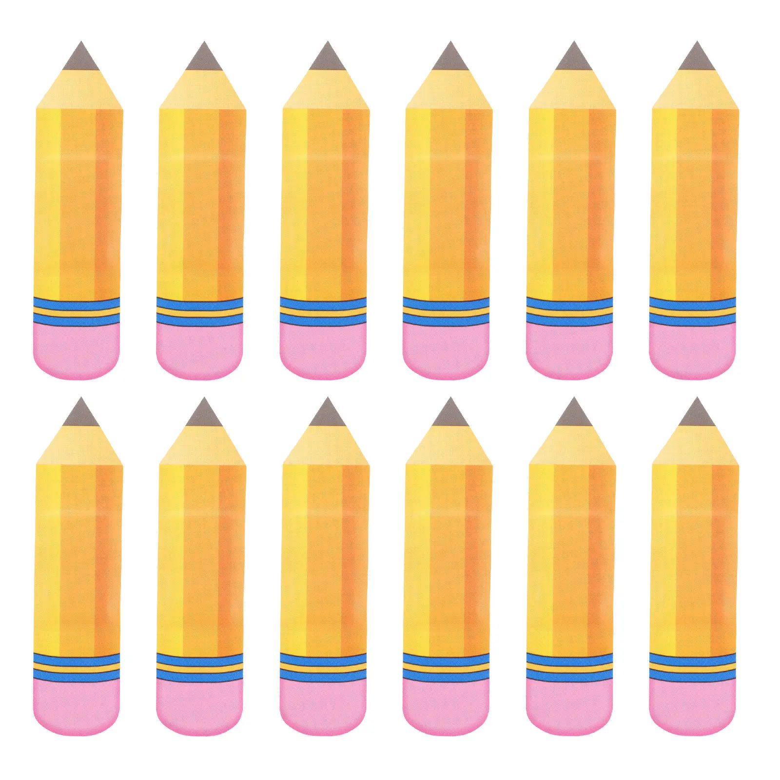 

50Pcs Pencil Shaped Cartoon Bandages Waterproof Breathable Kids Adhesive Strips Back to School Supplies Classroom Prizes