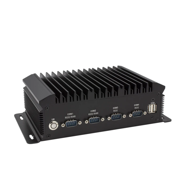 Zkmagic New Powerful Fanless Industrial Mini PC i5 i7 Industrial PC Dual RJ45 4G SIM Embedded Industrial Mini PC Computer