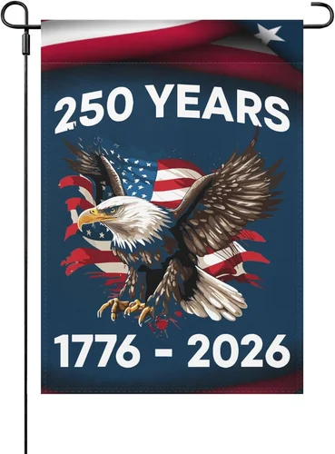250Th America Anniversary Freedom Yard Flag Funny Banners for Backyard 12