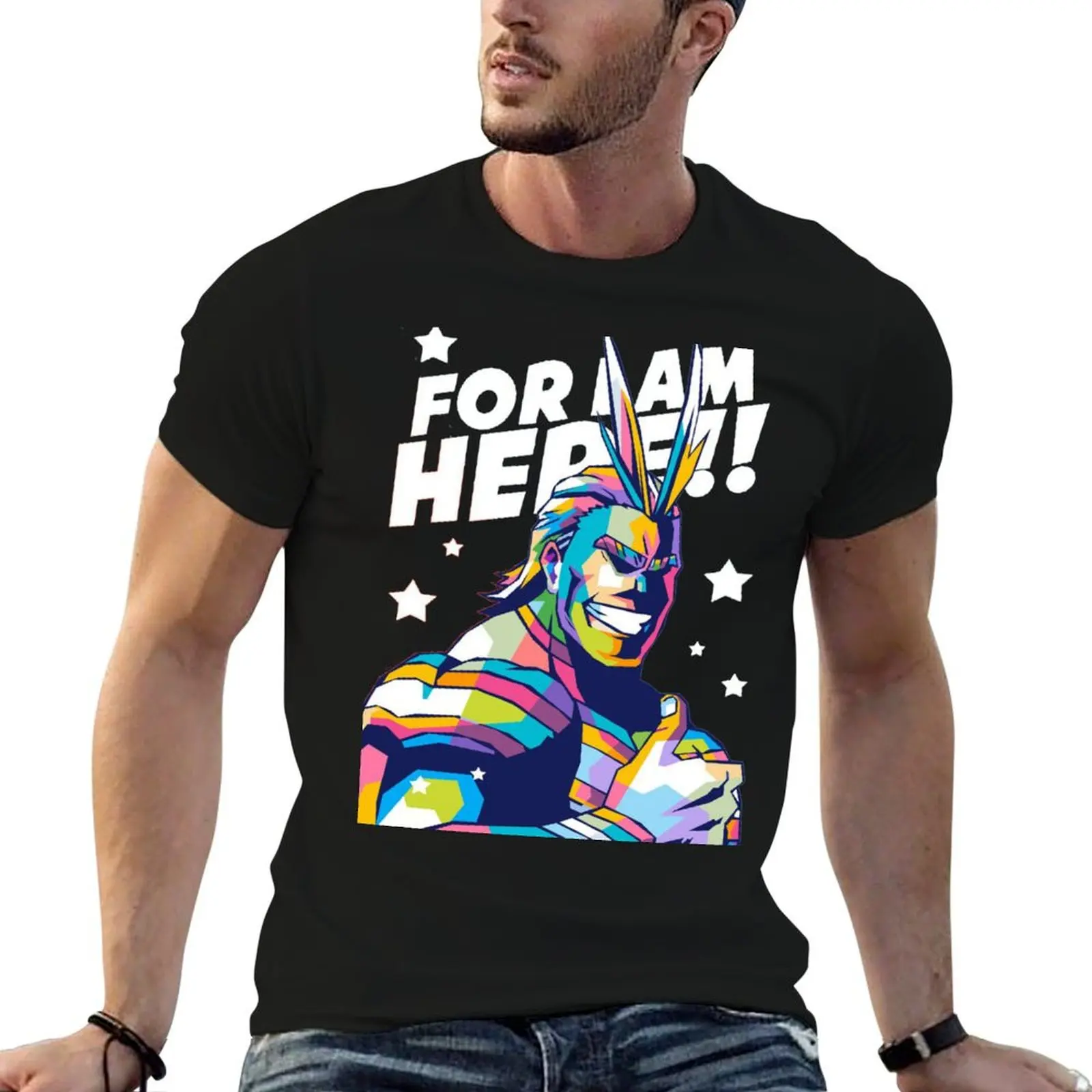 

All Might One For All Hero Academy #2 T-Shirt t shirt man cotton t shirts for man pack cotton T-Shirt