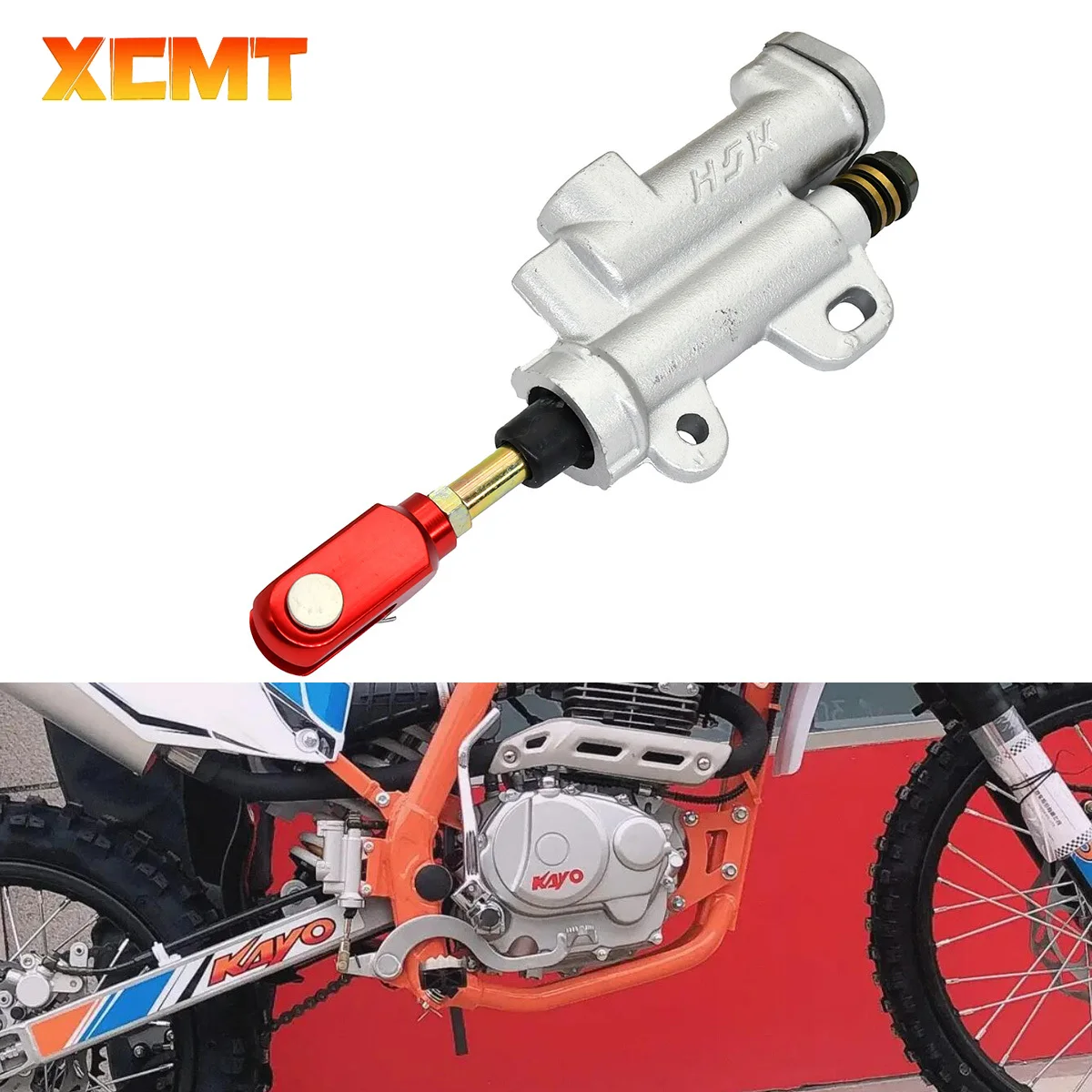 

Motorcycle Rear Hydraulic Brake Master Cylinder Pump For Kayo T4 T6 BSE 50cc 70cc 110cc 125cc 150cc 250cc ATV Pit Pro Dirt Bike