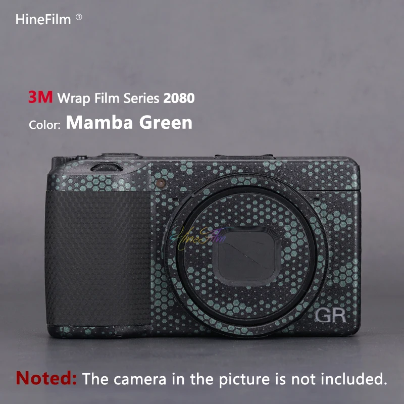 Hinefilm Skin for Ricoh GRIII Skin GR3 Camera Sticker FOR Ricoh GRIIIX Camera Protective Cover Film GR3X Wrap skin