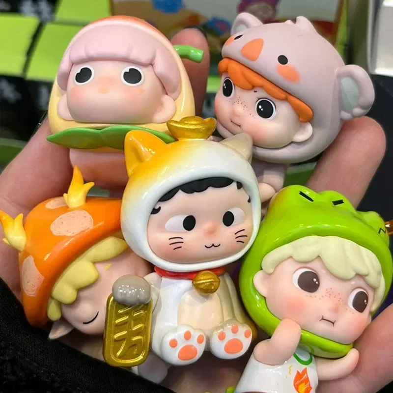 

MINI Fun Factory Machine Burst Series Blind Box Action Figure Toy Cute Collection Doll Desktop Ornament Birthday Surprise Gifts