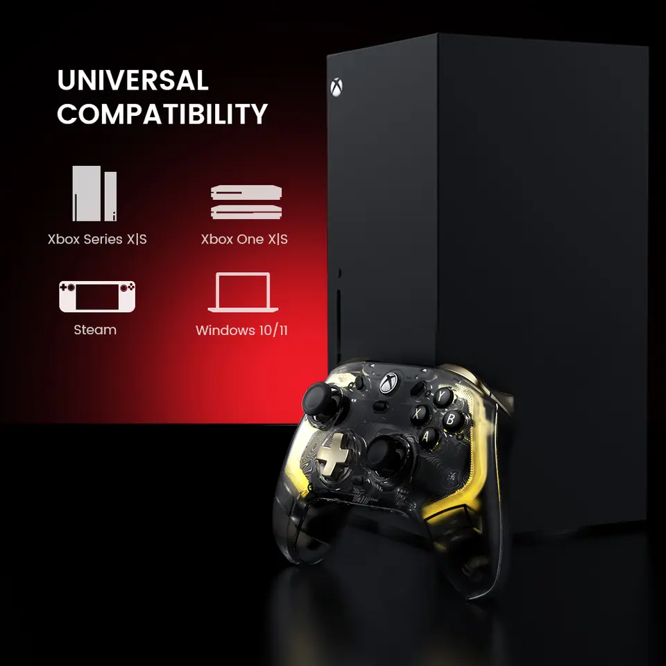 وحدة تحكم GameSir Kaleid Flux السلكية لـ Xbox Series X وS وOne مع عصا تحكم بتأثير Hall - 2