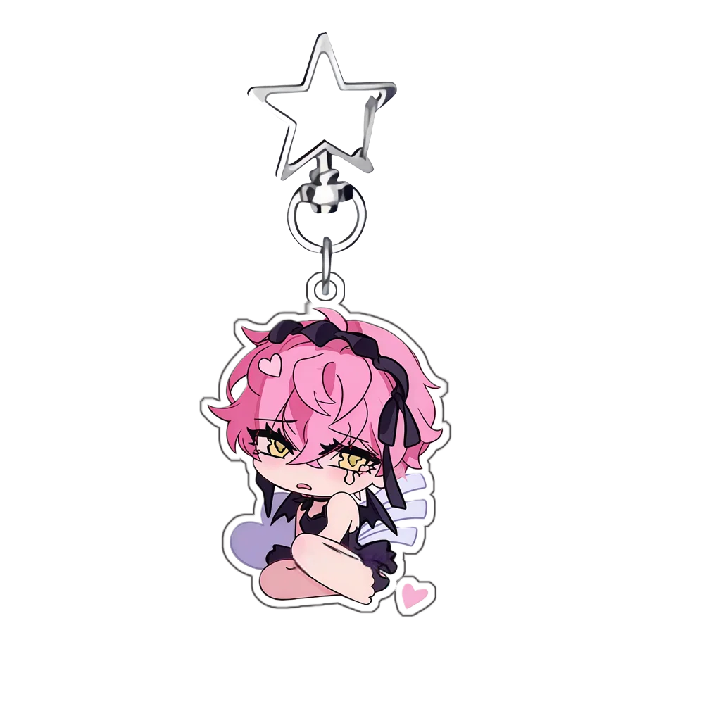 5Cm Q Version Acrylic Keychain Bag Pendant for Alien StageTill Anime Peripheral Acrylic Keychain Backpack Pendant Exquisite Gift