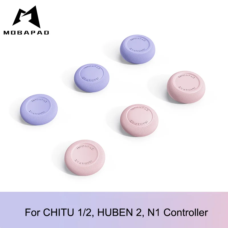 MOBAPAD G20 Joystick Cap 6 in 1 Duimgreep Kit voor Mobapad CHITU 2, HUBEN 2,N1 Controller Vervanging Game Accessoires