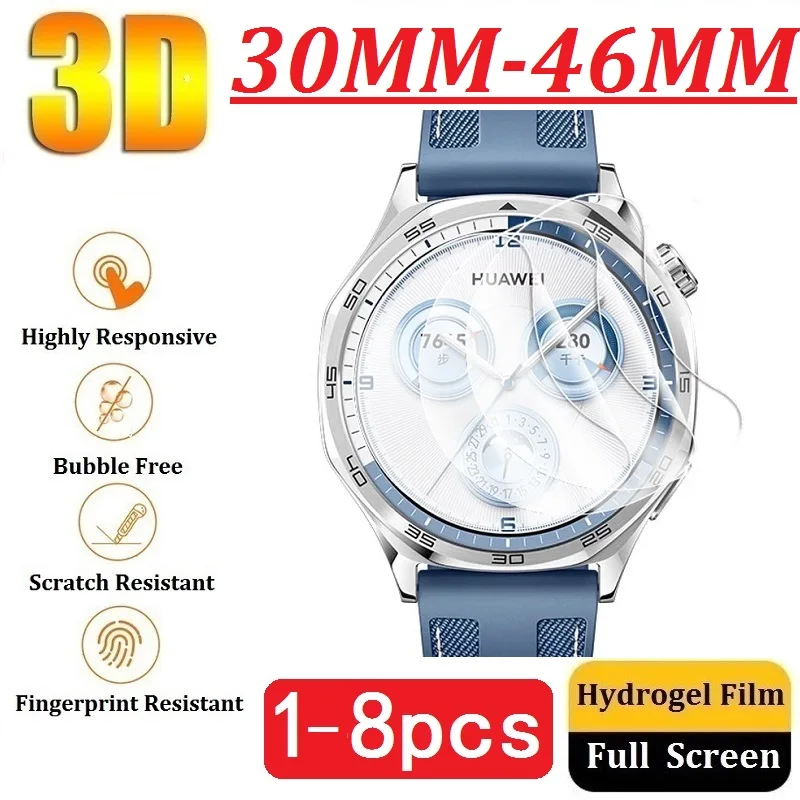 Screen Protector for Smart Watch Film 42mm 41mm 40mm 39mm 38mm 37mm 35mm 34mm 33mm 31mm 43mm 44mm 30mm-46mm Watch Accessories