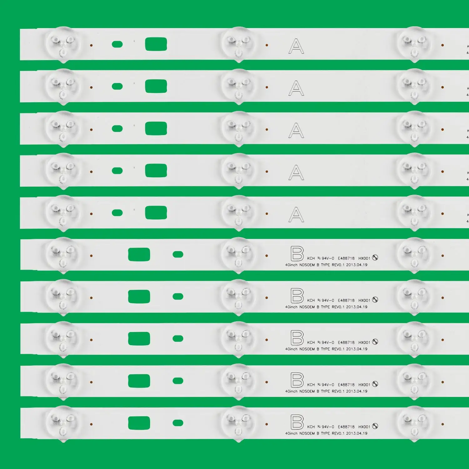 50 stks/5 set LED Backlight strip Voor Sony KDL-40RM10B KDL-40W600B KDL-40R480B KDL-40R450B KDL-40R483B KDL-40R453B KDL-40R452