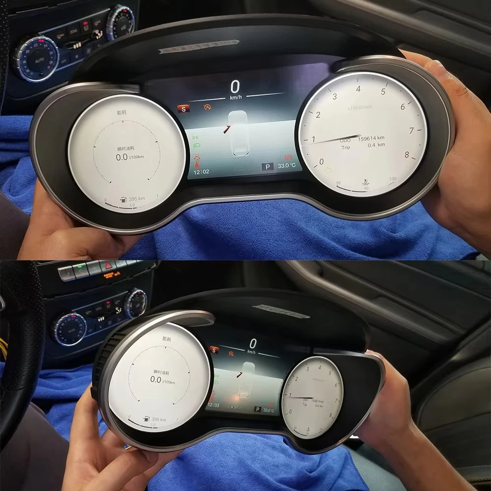 Digital Cluster für ML GL R G 2012–2015, Geschwindigkeitsmesser, LCD-Cluster, Instrumententafel, Multimedia-Player, Armaturenbrett