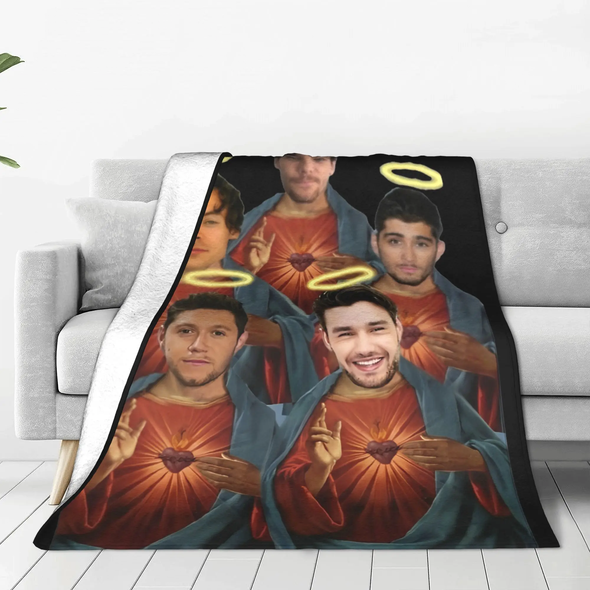 Niall Horan Ones Music and Directions Saints Niall Horan Fleece Blanket  Funny Throw Blanket for Home 200x150cm Plush Thin Quilt