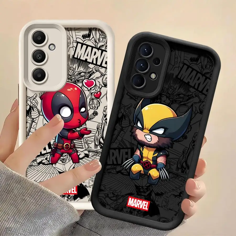 

Funny Deadpool And Wolverine TPU Soft Phone Case for Samsung Galaxy A26 A22 A34 A14 A36 A24 A13 A56 A32 A16 A33 A23 A12