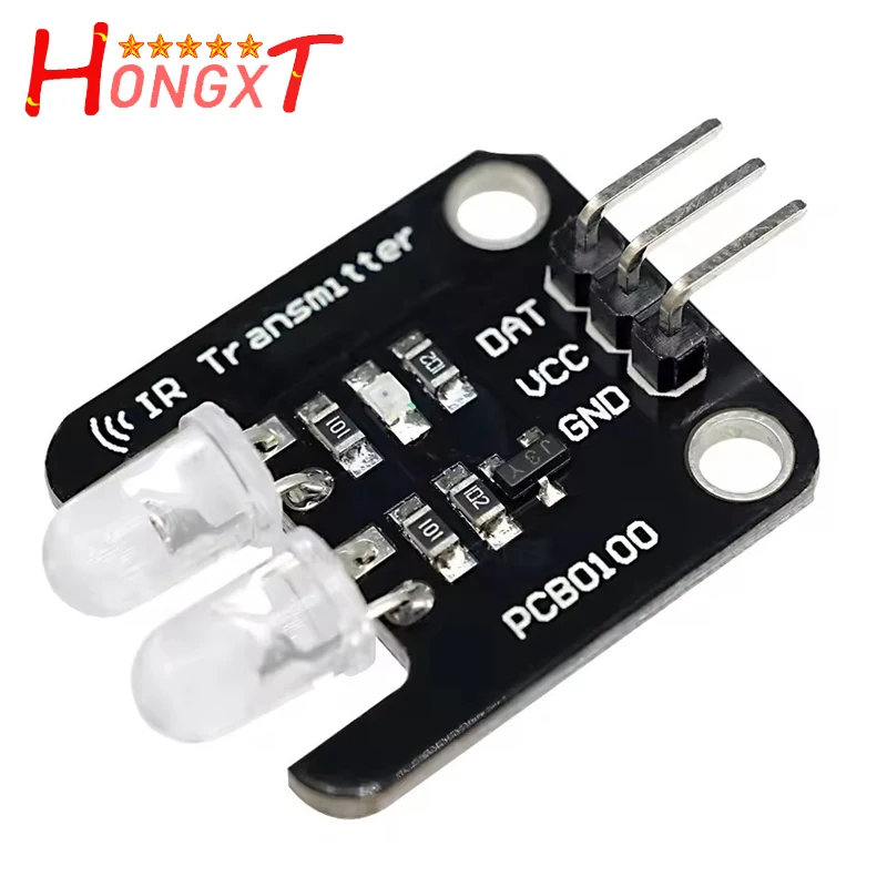 2-Channel Electronic Design Blocks Two-Way Infrared Transmitter Module Infrared Transmitter For Arduino 2CH Board