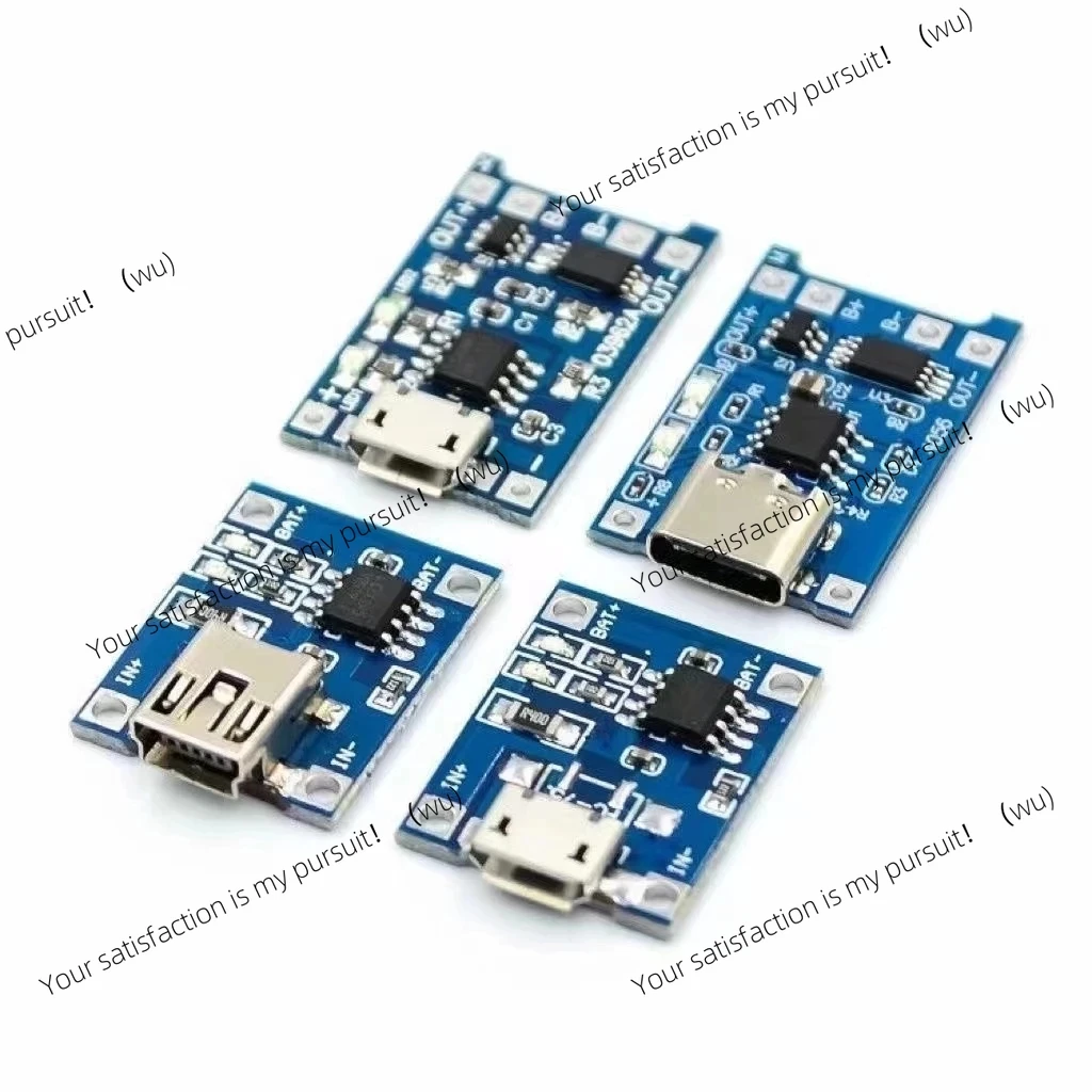 ZOCI-Type-C Micro Mini 5V1A 18650 TP4056  Charger Module Charging Board With Protection Dual Functions 1A Li-ion
