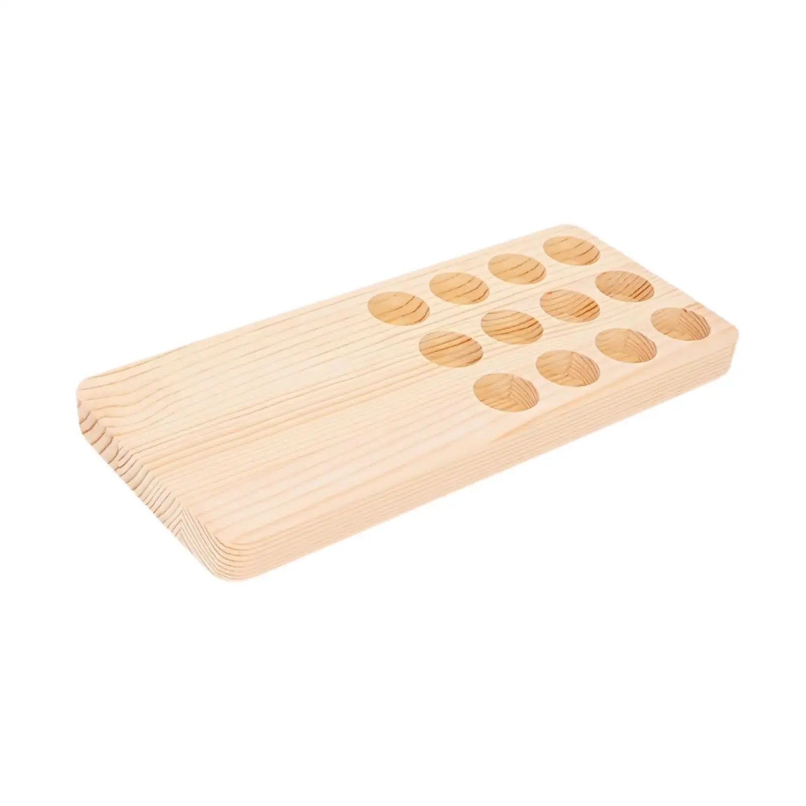 Wood Essential Oils Storage Rack, Practical Essential Oils Display Stand, Bottles Storage Shelf for Countertop Home Beauty Salon