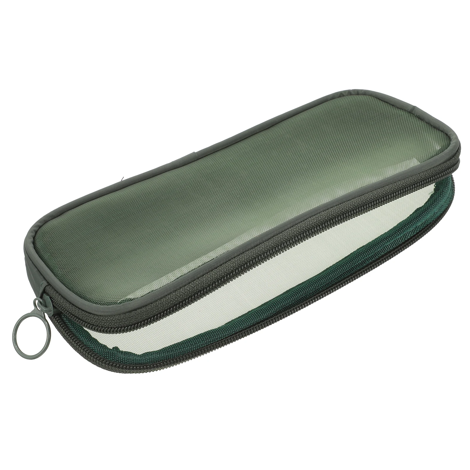 

Clear Travel Toiletries Bag Storage Makeup Pouches Medium Green Zipper Toiletry Women Organizer Portable
