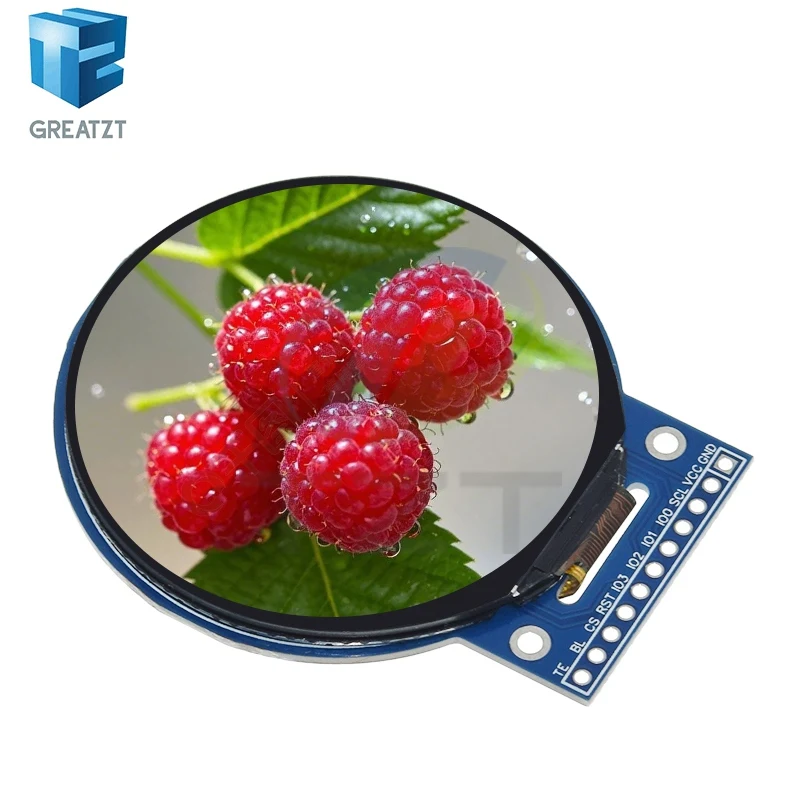 1/3PCS 1.8 Inch Round TFT LCD Display Module TZT 360x360 ST77916 SPI QSPI Interface for Smartwatch DIY Project