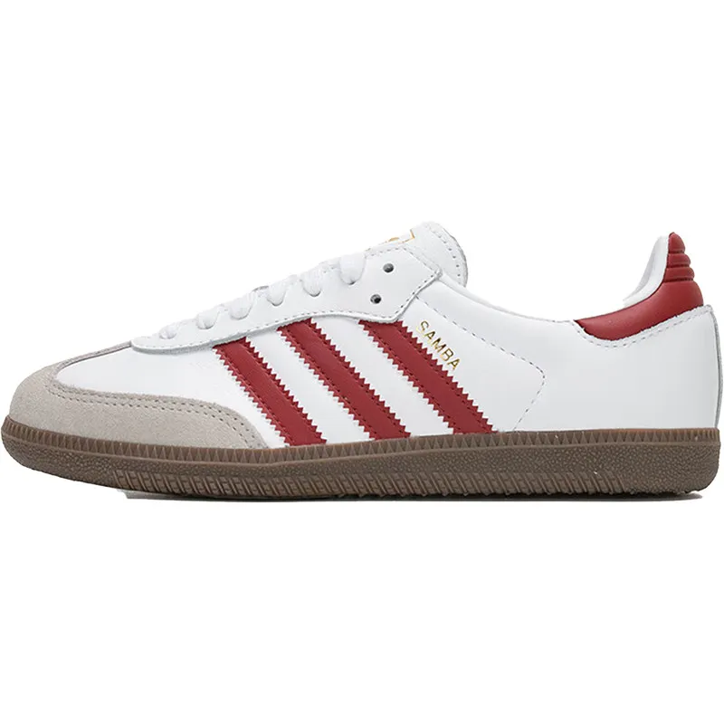 2026 adidas Originals JH8798 Low Top Skateboard Shoes White Red Casual Classic Sneakers