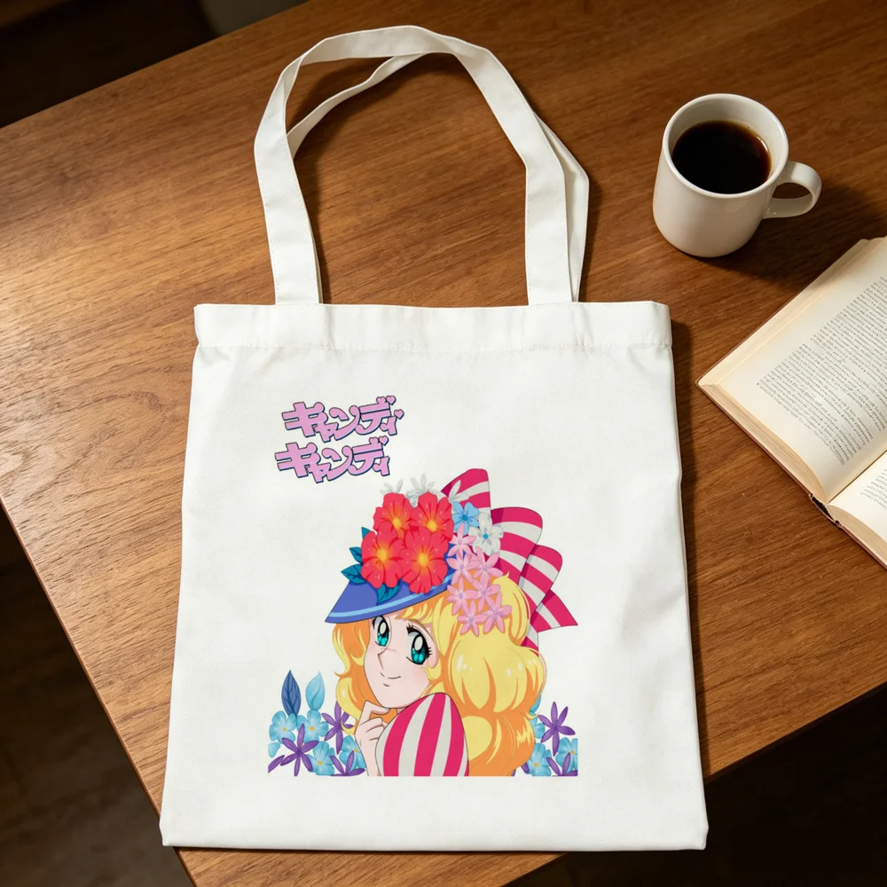 Candy Candy tote bag shoulder  einkaufstasche totebag y2k bolsas de tela woman