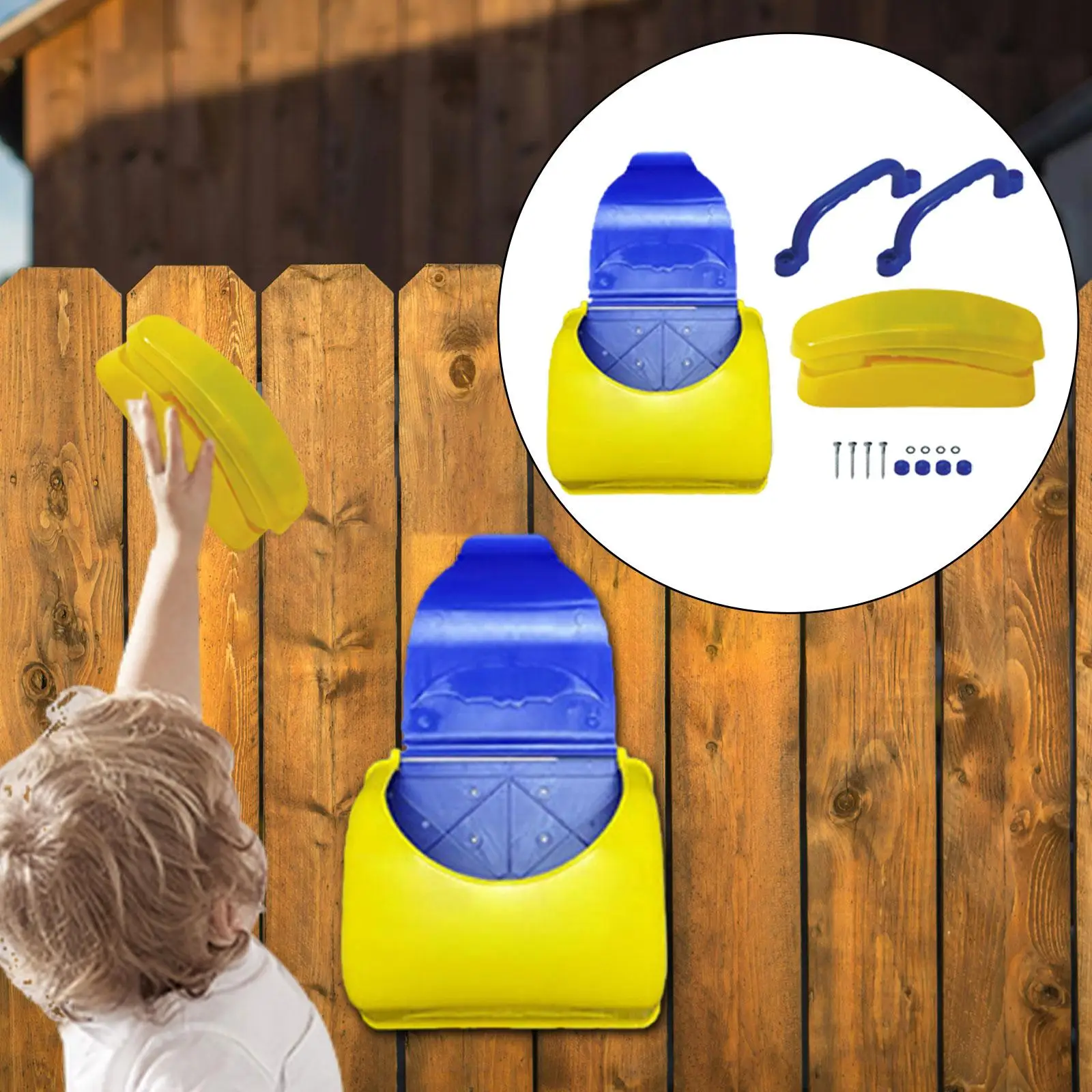 

Kids Playground Toy Mailbox Swing Set Accessory for Interactive Learning