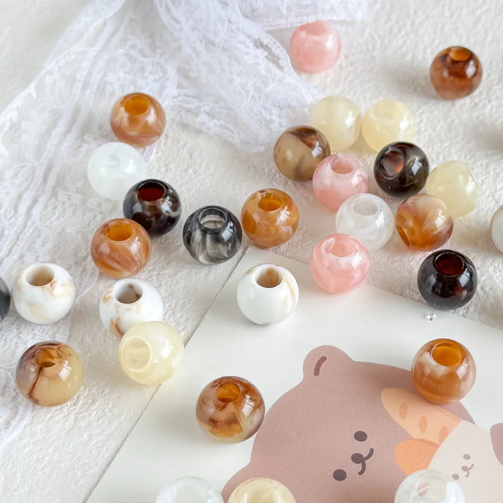 

Cordial Design 11*14MM 400Pcs Jewelry Findings & Components/Acrylic Beads/Marble Effect/Hand Made/Wheel Shape/DIY Beads #18971