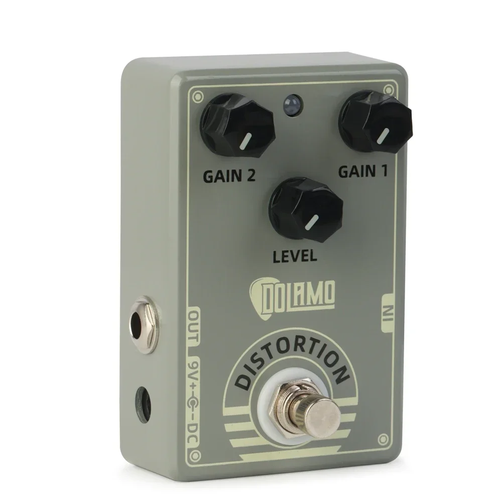 دولامو D-5 مارك 4 تشويه الغيتار الكهربائي المؤثر دواسة صحيح تجاوز مجموعة واسعة من تشويه كالين الغيتار الملحقات #3