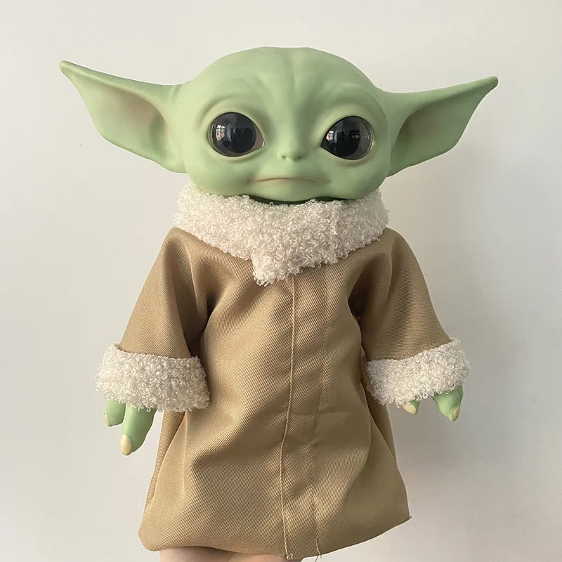 Yoda Baby Handmade Star Wars Manloda People Surrounding Christmas Baby Yoda Toy Alien Desktop Exquisite Ornament Birthday Gift