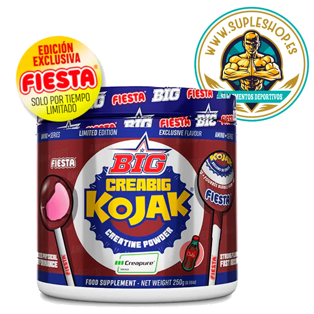 BIG - CREABIG FIESTA® SABOR KOJAK® COLA 250g - Creatina